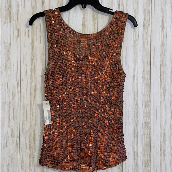 Knot-Knots Sequined Brown Tank - Picture 5 of 5